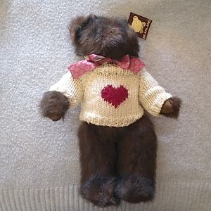BEARLAND 12" Brown Sweater Bear